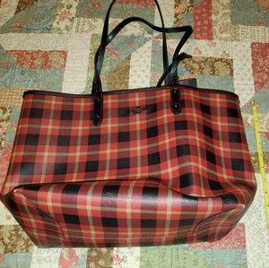 Xl coach reversible tote